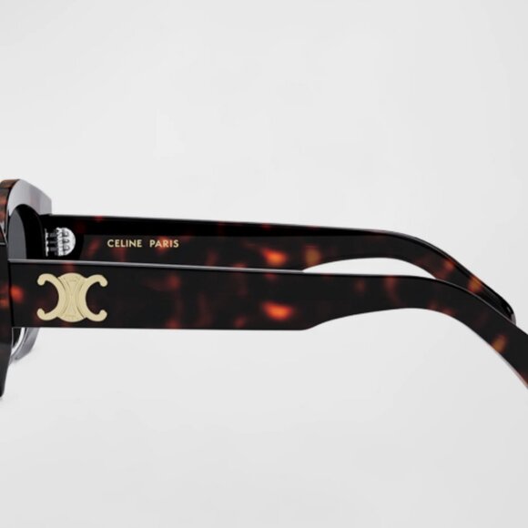 Celine Triomphe Sunglasses Tortoise CL40238U - Picture 9 of 10